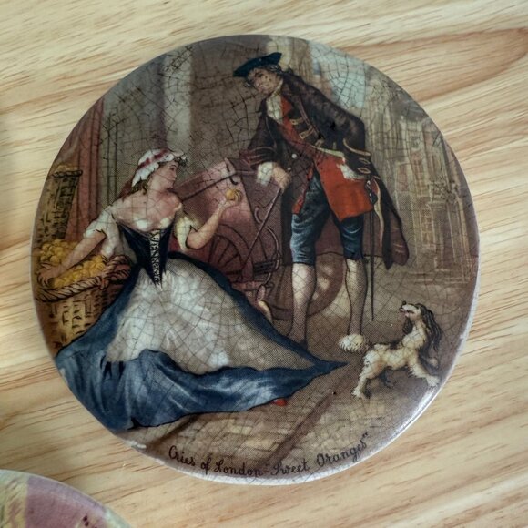 Set Of 3 Davenport Cries Of London Victorian Pottery Wall Plaques Vintage - Picture 4 of 7
